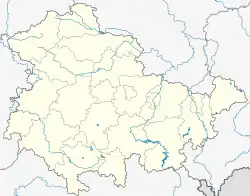 Mühlhausen   is located in Thuringia
